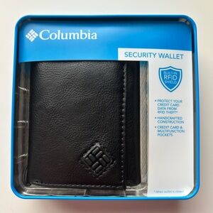 Columbia Black RFID Security Wallet
